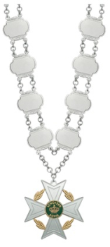 Königskette versilbert Steinhauer und Lück A13.1-02