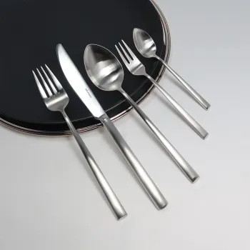 Preview: 30-tlg. Besteckset Palladio 18/10 Edelstahl mattiert Wilkens 057.18.300