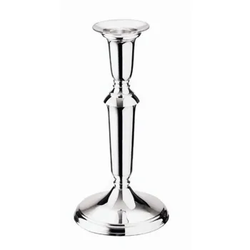 Leuchter Ambassador versilbert 1-lichtig groß (Höhe 18cm) Wilkens 541718