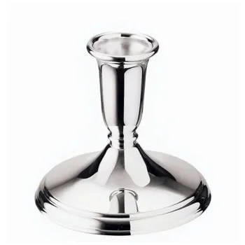 Leuchter Ambassador versilbert 1-lichtig klein (Höhe 9cm) Wilkens 541709