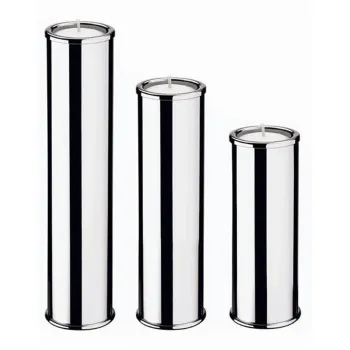 Leuchter Silhouette versilbert 1-lichtig mittelgroß (Höhe 13cm) Wilkens 204240840