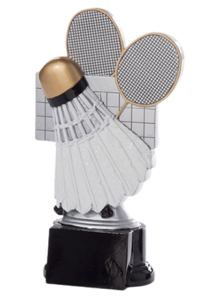 Resinfigur Badminton Stieber 39154