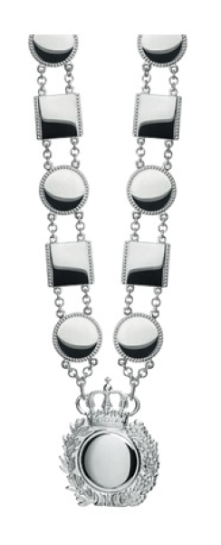 Königskette versilbert und poliert Steinhauer und Lück A11.1-02