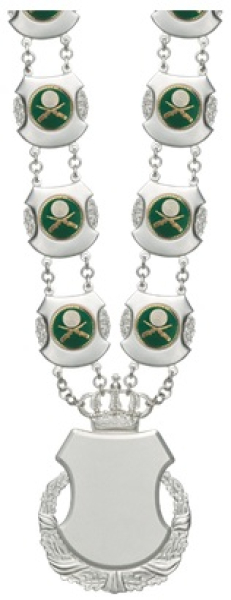 Königskette versilbert Steinhauer und Lück A6.2-02