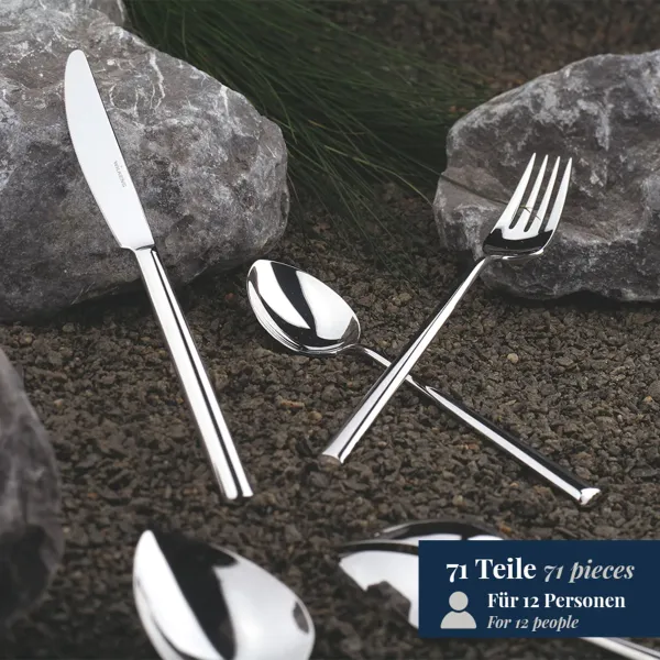 71-tlg. Besteckset Palladio 18/10 Edelstahl Wilkens 023.18.710