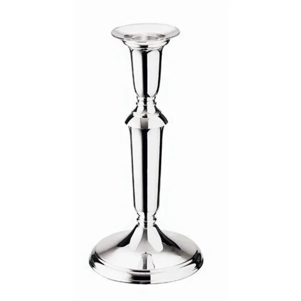 Leuchter Ambassador versilbert 1-lichtig groß (Höhe 18cm) Wilkens 541718