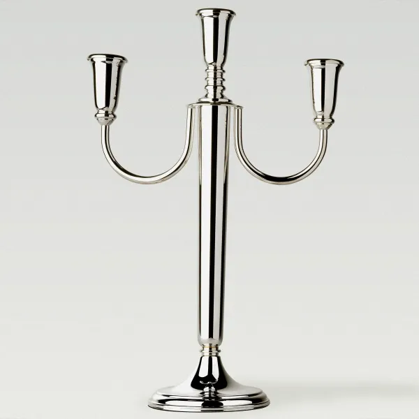 Leuchter Ambassador versilbert 3-lichtig (Höhe 33cm) Wilkens 204180842