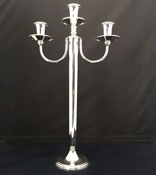 Leuchter Ambassador versilbert 3-lichtig (Höhe 44cm) Wilkens 204180843