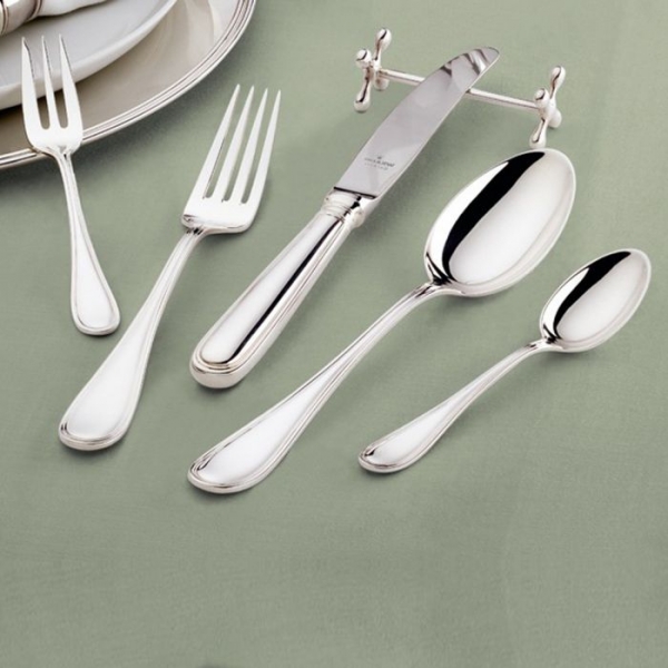 Silberbesteck Set 4-teilig Schwedisch Faden in 925 Sterlingsilber Wilkens 225252204